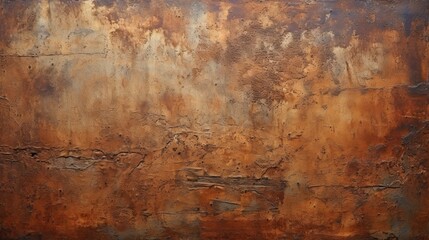 Detailed Rusty Iron Texture Background with Warm Brown and Orange Tones for Vintage and Industrial Design Inspiration