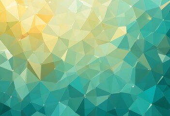 Fototapeta premium Geometrical Abstract Gradient Background with Yellow and Turquoise Tones