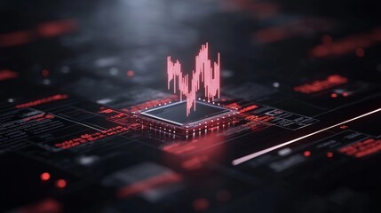 Data analytics event heartbeat visualization in digital technology