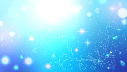Naklejka premium Fantasia of Shimmering Sea 