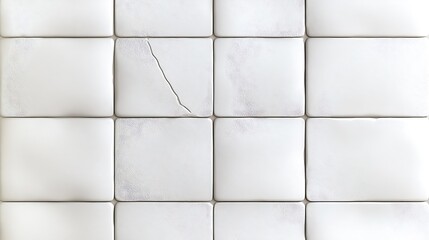 Textured white ceramic tiles with subtle surface details perfect for contemporary spaces : Generative AI