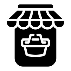 mobile store Solid icon