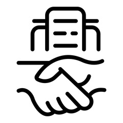 deal Line Icon