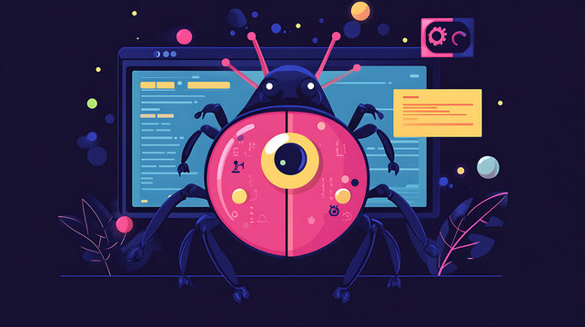 A developer solving a bug in an application using a code debugger tool (1)