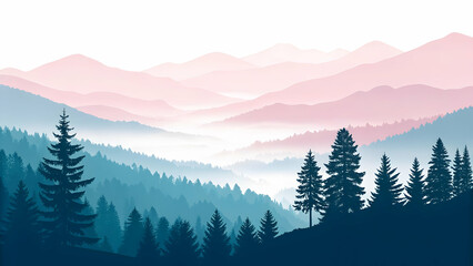 Visual Relaxation: Embrace Serenity with Pastel Gradients and Soothing Blank Spaces - A Photo Stock Concept for Calming Your Mind and Smoothing Life's Clutter