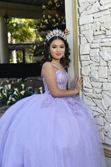 Fototapeta premium sesión de quinceañera
