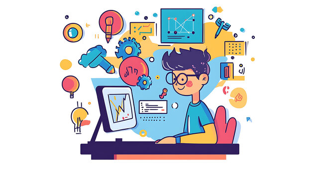 A programmer writing code for a machine learning algorithm in Python (2)