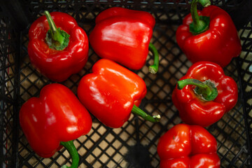Fresh Red Bell Peppers