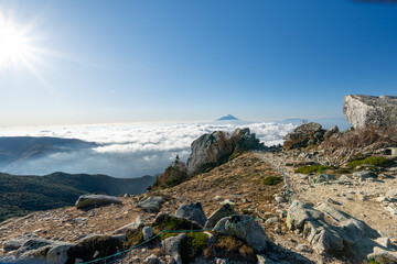 Kinpusan, Mt. Asahidake and surrounding views