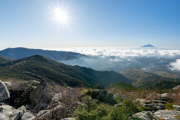 Kinpusan, Mt. Asahidake and surrounding views