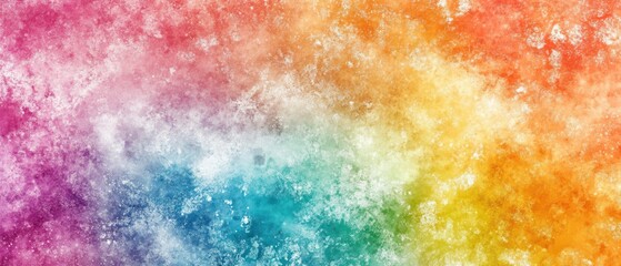 Fototapeta premium Vibrant rainbow gradient with soft texture background