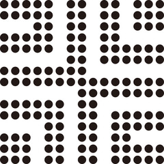 Geometric Dot Shape Element Set