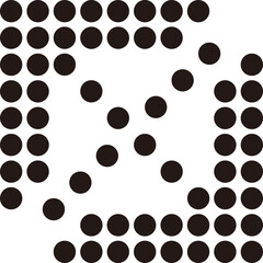 Geometric Dot Shape Element Set