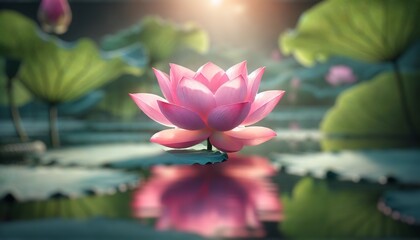 pink lotus flower