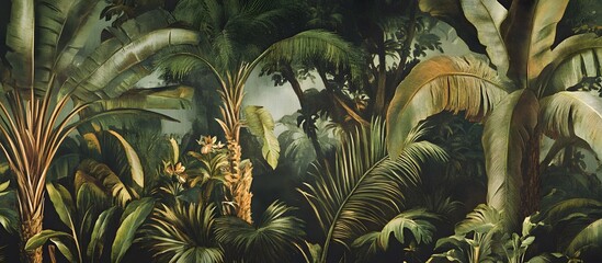Lush Jungle Wallpaper Depiction