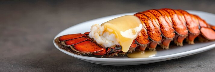Lobster Tail with Creamy Sauce