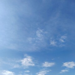 blue sky with clouds