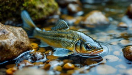 Obraz premium close up of a tropical fish