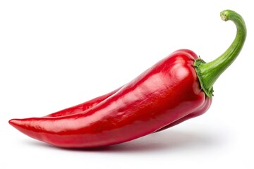 High-resolution red chili pepper PNG, perfect for spicy food backgrounds, culinary designs, and clipart.