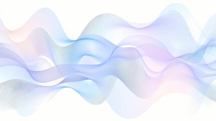 abstract background with blue and white wavy shapes on a white background in a soft light with blurred edges