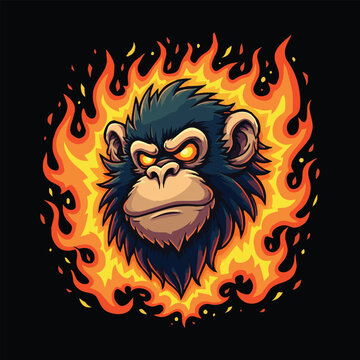 mankey vektor desain