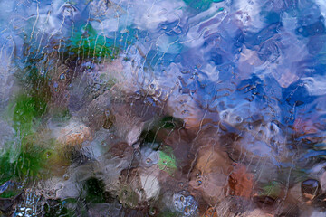 氷を透かして見える世界