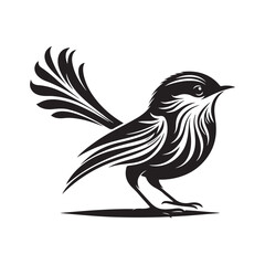 Obraz premium bird on a white background