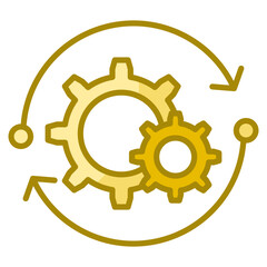 Process  Icon Element For Design