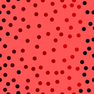 Red and black minimal dots pattern