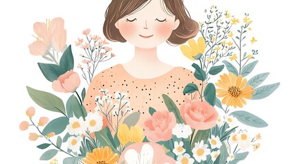 Celebrating Women's Strength and Beauty Through Vibrant Floral Art on International Women's Day