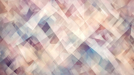 Abstract geometric pattern, pastel hues, overlapping shapes -ai