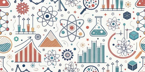 Abstract Data Visualization, Scientific Chart, AI Generated Art,  Complex Data Representation,  Information Graphics, Data Science Art