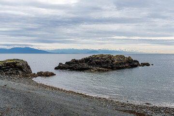 Neck Point Park Finn Beach popular Nanaimo spot for dive classes in Strait of Georgia