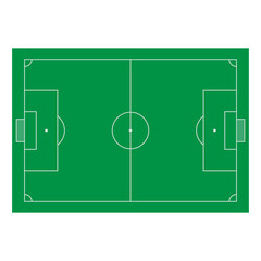 Football field set icon design