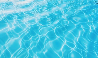 Water surface glistening in pool. Abstract background, travel, vacations, and summer concepts