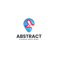 Abstract Gradient Colorful Logo