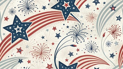 Obraz premium Drone Photography Abstract Independence Day Background, Subtle Color Variations, 4K Aerial View, Patriotic Colors, Festive Backdrop