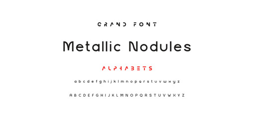 Minimal modern logo alphabet fonts. Typography minimalist urban sana serif digital fashion future creative logos fonts. vector illustration