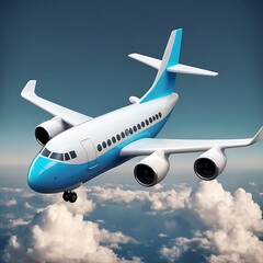 Fototapeta premium airplane in the sky