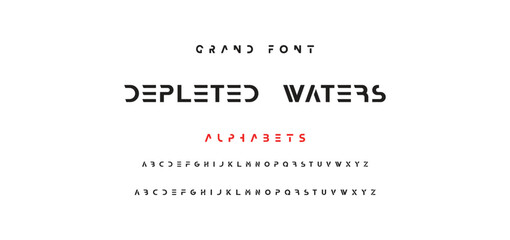 Minimal modern logo alphabet fonts. Typography minimalist urban sana serif digital fashion future creative logos fonts. vector illustration