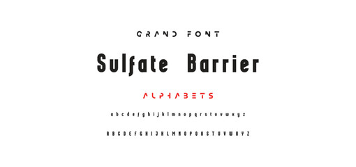 Minimal modern logo alphabet fonts. Typography minimalist urban sana serif digital fashion future creative logos fonts. vector illustration