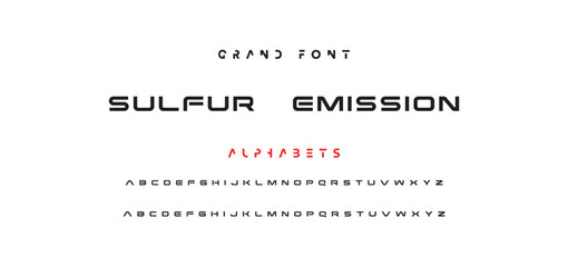 Minimal modern logo alphabet fonts. Typography minimalist urban sana serif digital fashion future creative logos fonts. vector illustration