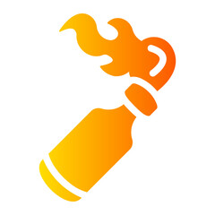 molotov cocktail Gradient icon
