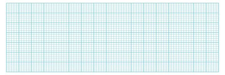 Horizontal grid square graph line page, mockup empty squared grid graph, paper grid square graph line texture of note book blank for notes - stock vector .