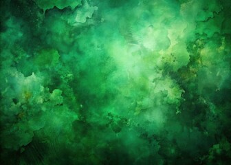 Fototapeta premium AI-generated, high-resolution dark green abstract watercolor. Digital painting texture ideal for backgrounds.