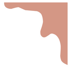 illustration of Organic Minimal Shapes. Hand Drawn Abstract Elements Shapes Objects