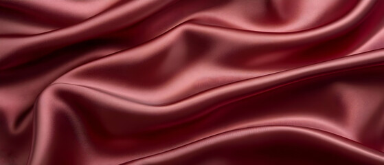 Obraz premium Red silk fabric texture background