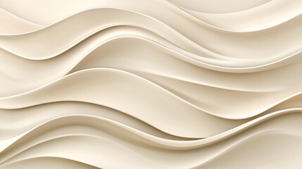 Obraz premium Abstract cream wavy texture background