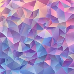 Fototapeta premium Soft Geometric Polygon Pattern with Seamless Gradient Colors