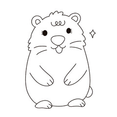 Cute Spring easter outlying doodles 
